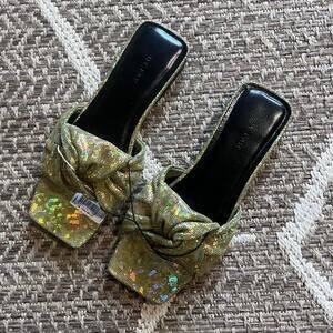 BY FAR Lima Knotted Slides Sz 37/US 7